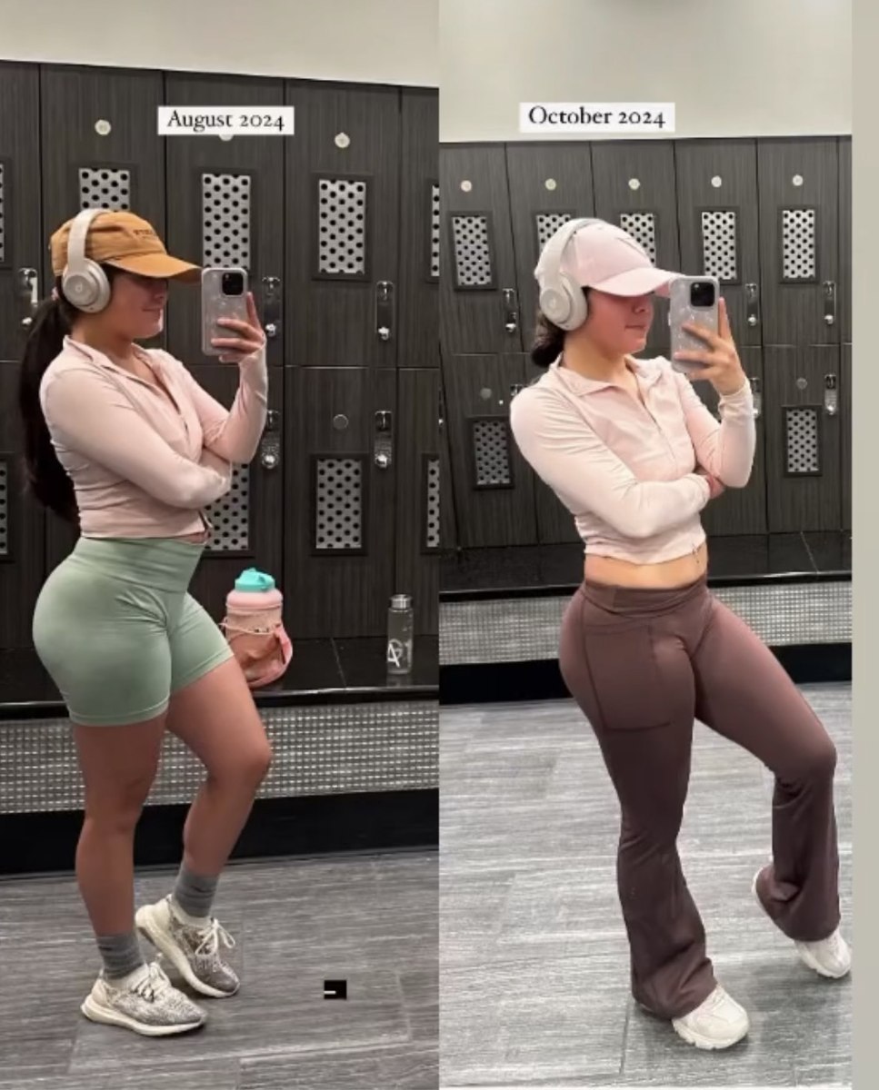Two-month body recomposition comparison from the original site